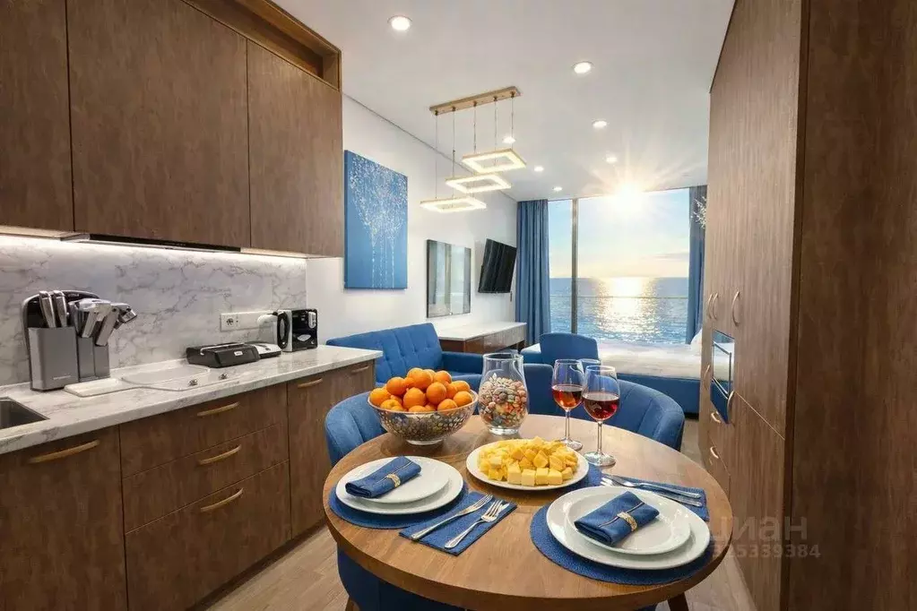 Студия Крым, Алушта ул. Западная, 4к2 (32.0 м) - Фото 1