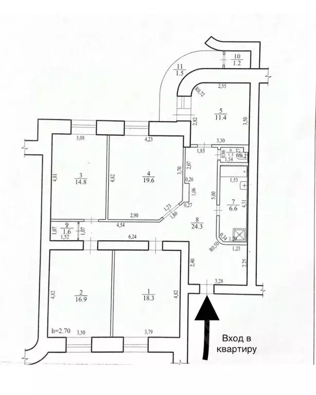 4-к кв. Забайкальский край, Чита Смоленская ул., 119 (117.5 м) - Фото 1