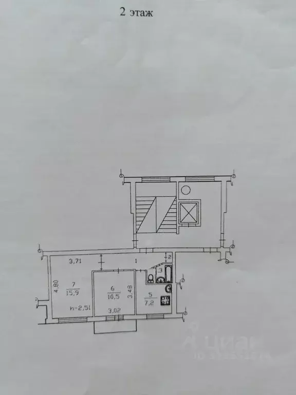 2-к кв. Иркутская область, Братск Депутатская ул., 35А (47.0 м) - Фото 1