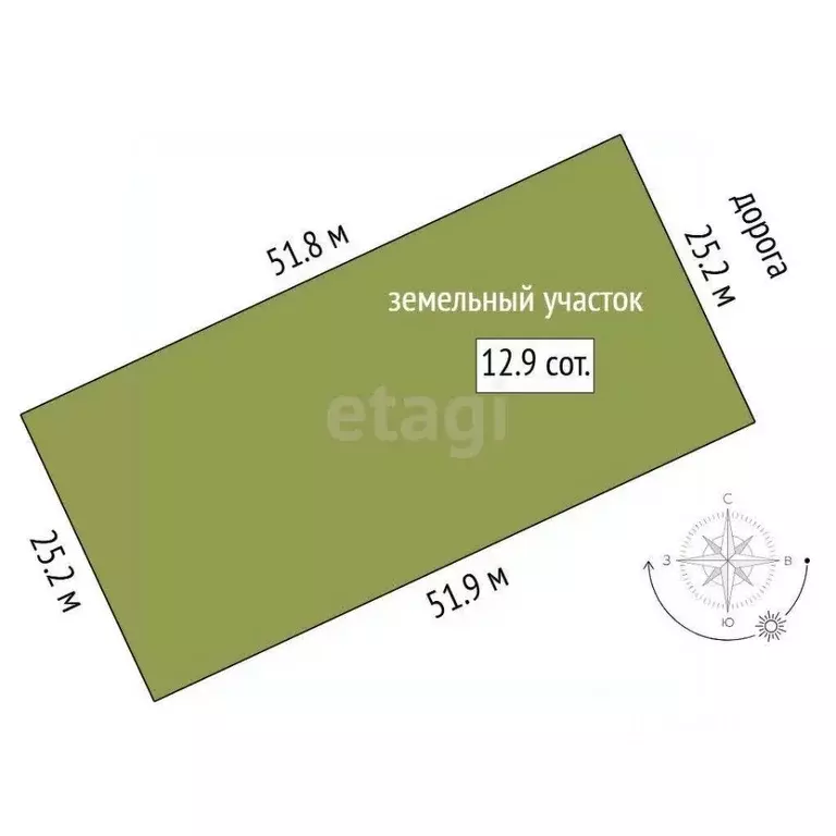 Участок в Тюменская область, Нижнетавдинский муниципальный округ, д. ... - Фото 2