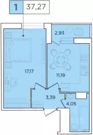 1-к кв. Санкт-Петербург Планерная ул., 87к1 (37.27 м) - Фото 1