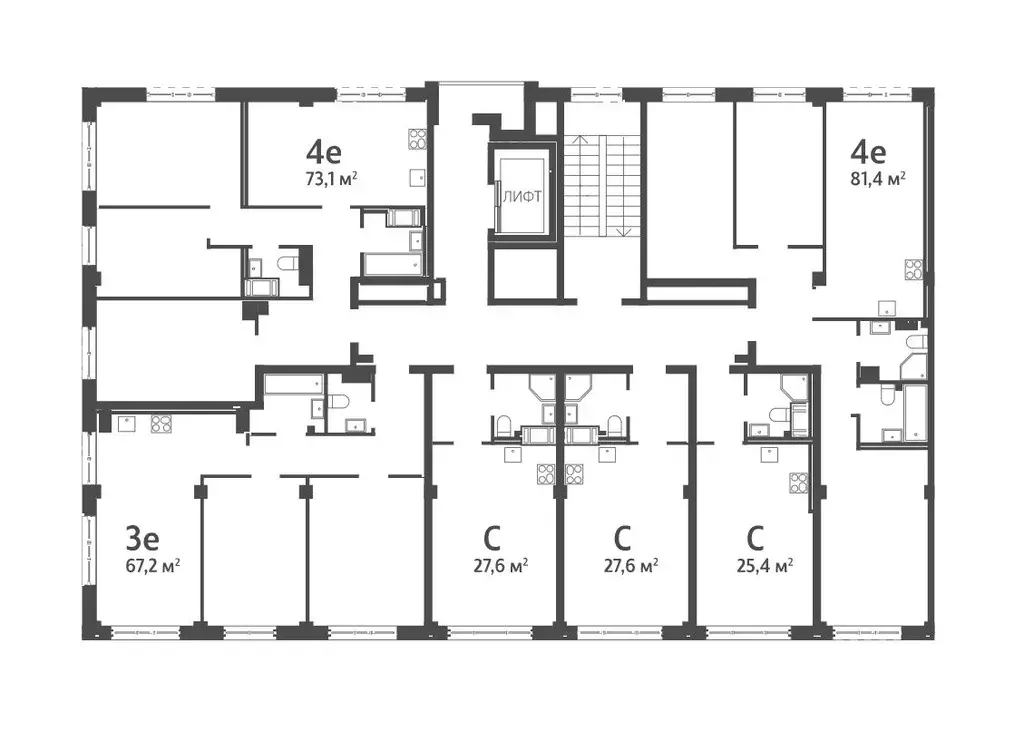 3-к кв. Санкт-Петербург Ремесленная ул., 15 (74.8 м) - Фото 1