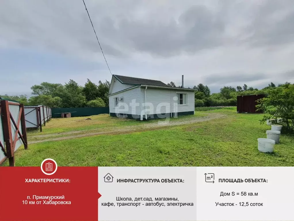 Дом в Еврейская автономная область, Смидовичский район, пос. ... - Фото 1