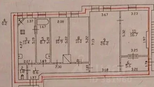 4-к кв. Санкт-Петербург Невский просп., 156 (100.0 м) - Фото 2