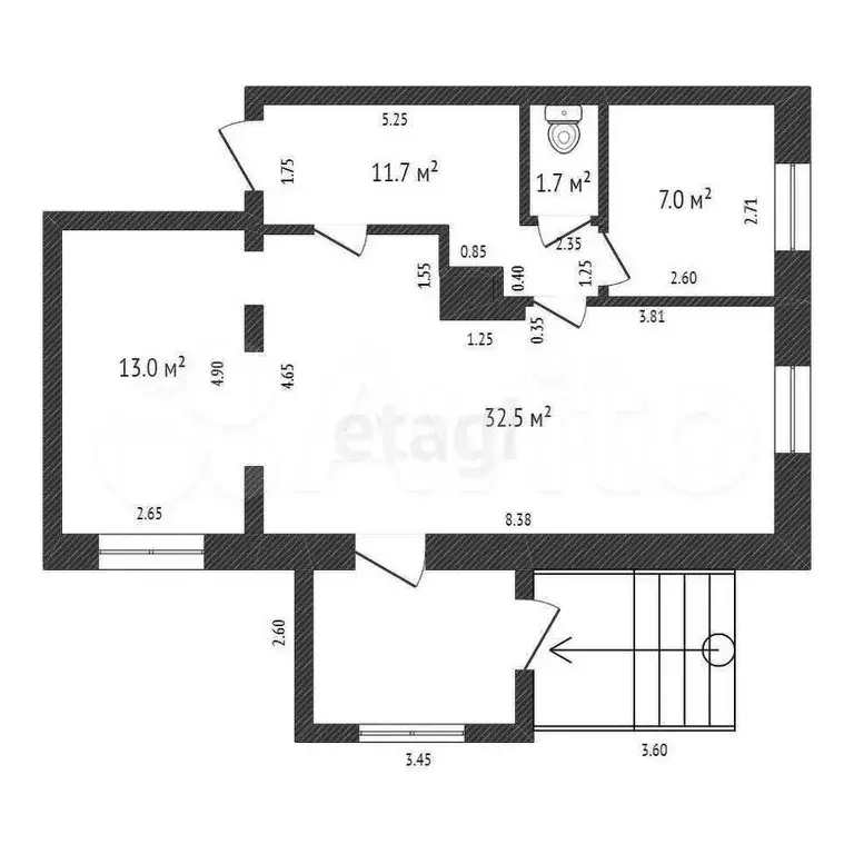 Сдам помещение свободного назначения, 65.9 м - Фото 0