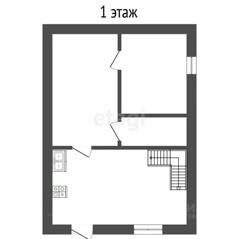 Дом в Ханты-Мансийский АО, Ханты-Мансийск Электрон СОТ,  (46 м) - Фото 0