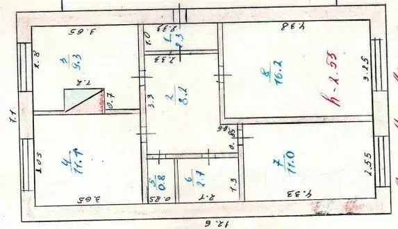 3-к кв. Томская область, с. Бакчар ул. 79-й Гвардейской дивизии, 10 ... - Фото 2
