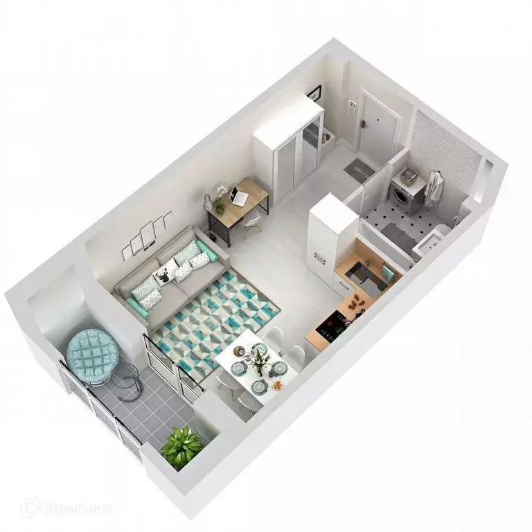 Продаётся квартира-студия, 26.8 м - Фото 1