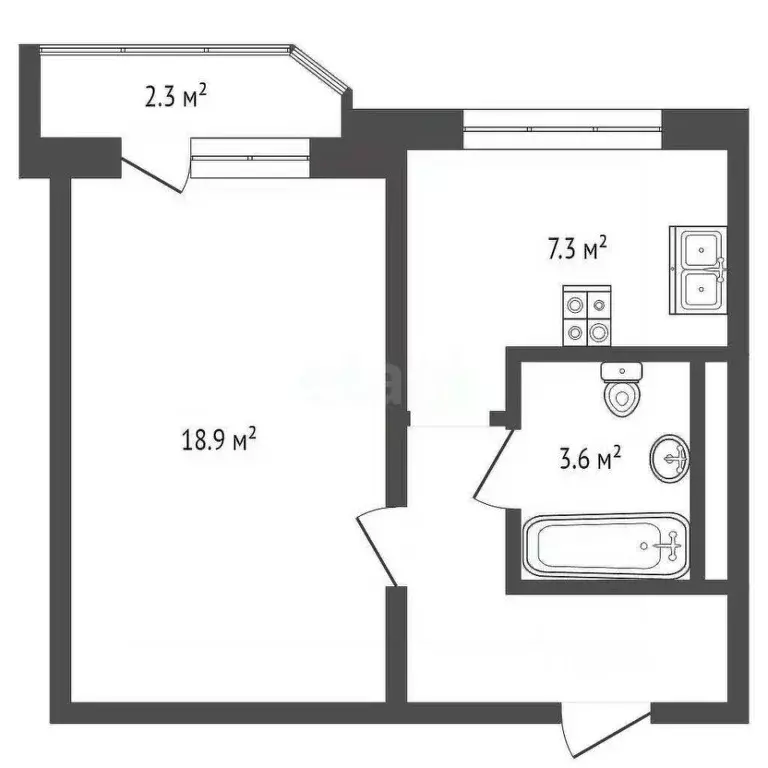 1-к кв. Москва Зеленоградская ул., 17К5 (39.0 м) - Фото 1