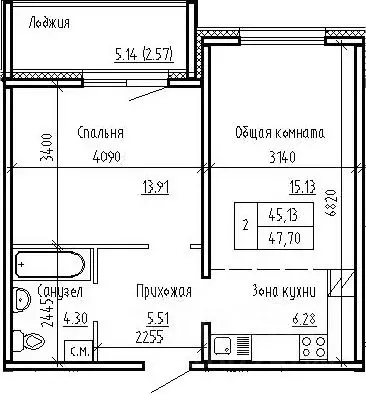 2-к кв. Новосибирская область, Новосибирский район, Мичуринский ... - Фото 1