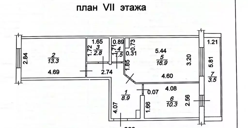 2-к кв. Татарстан, Набережные Челны ул. Сергея Максютова, 7 (53.7 м) - Фото 1