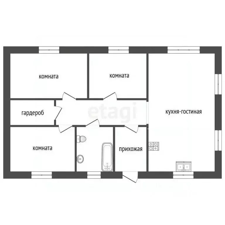 Дом в Владимирская область, Муром с. Ковардицы, ул. 1-я Садовая, 5А ... - Фото 2