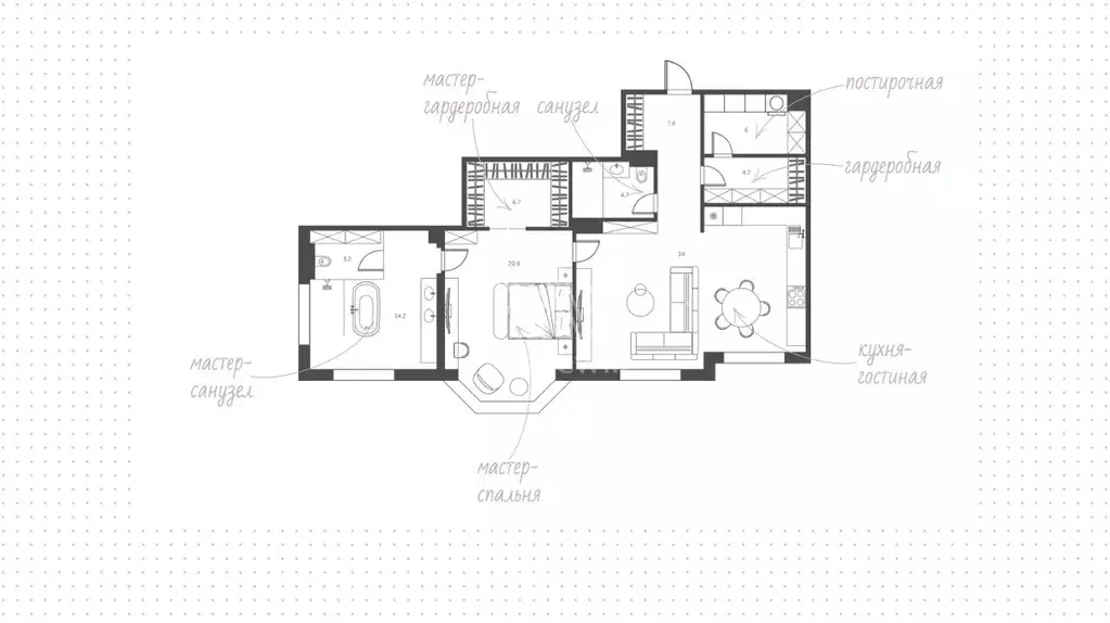 2-к кв. Москва пер. 1-й Тружеников, 12А (101.0 м) - Фото 1