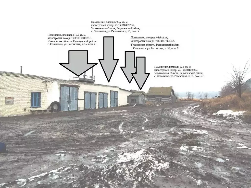 Помещение свободного назначения в Ульяновская область, Радищевский ... - Фото 1