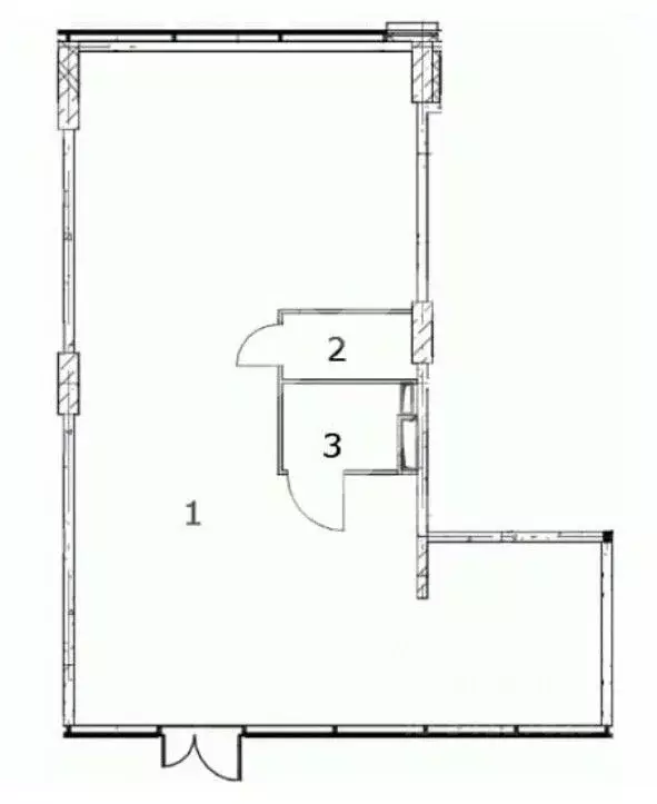 Помещение свободного назначения в Москва ул. Петра Кончаловского, 5 ... - Фото 2
