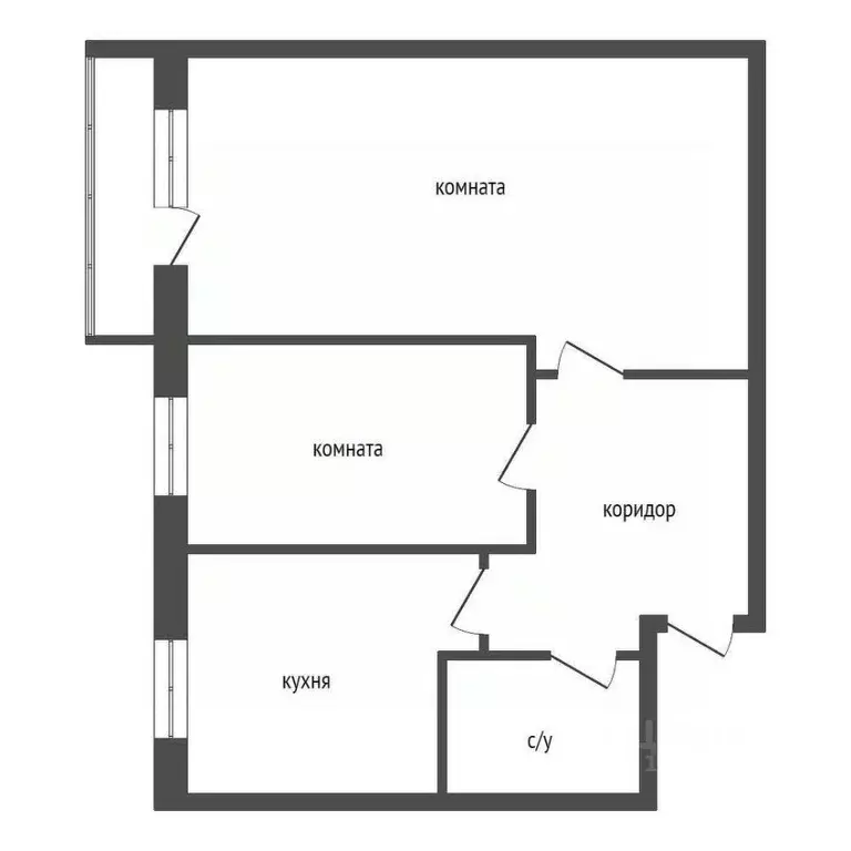 2-к кв. Иркутская область, Иркутск бул. Постышева, 6 (40.6 м) - Фото 2