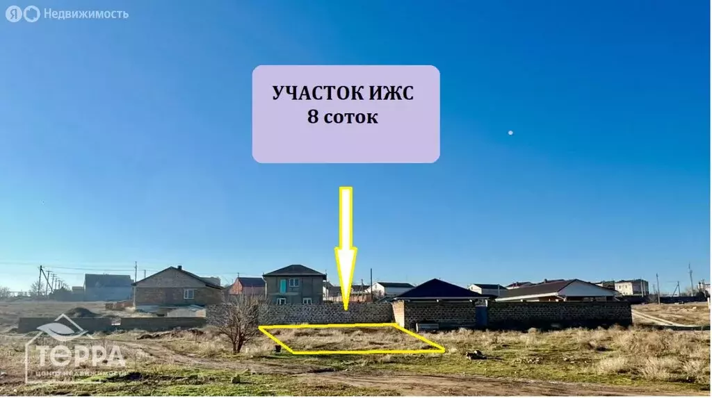 Участок в село Суворовское, Евпаторийская улица, 29Б (8 м) - Фото 0