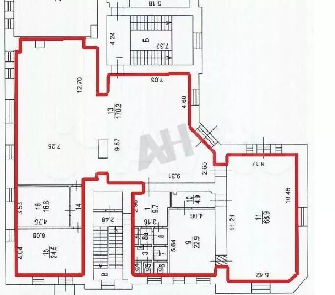 Аренда офиса 333.7 м2 м. Чеховская в цао в - Фото 0