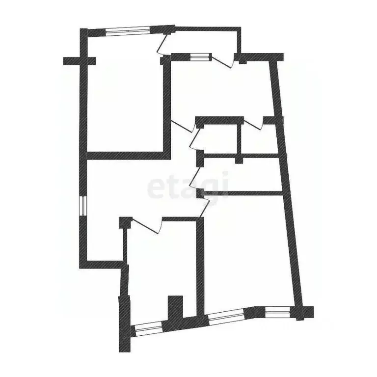 3-к кв. Белгородская область, Белгород ул. 5 Августа, 35 (97.5 м) - Фото 1