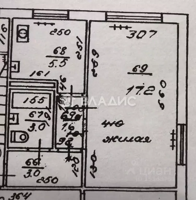 1-к кв. Калининградская область, Калининград Лесопильная ул., 63 (30.3 ... - Фото 2