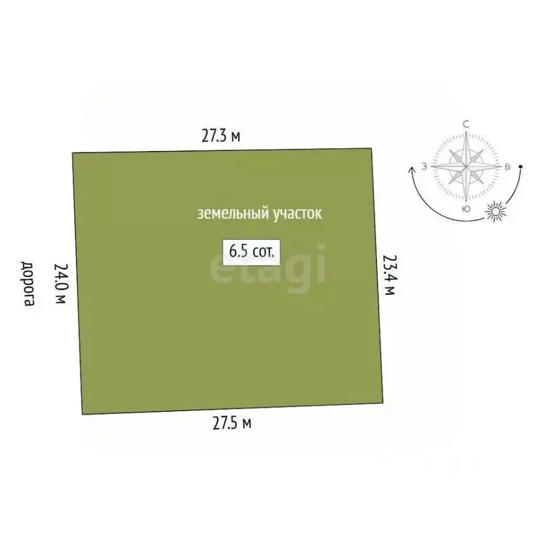 Участок в Тюменская область, Тюмень  (6.5 сот.) - Фото 2