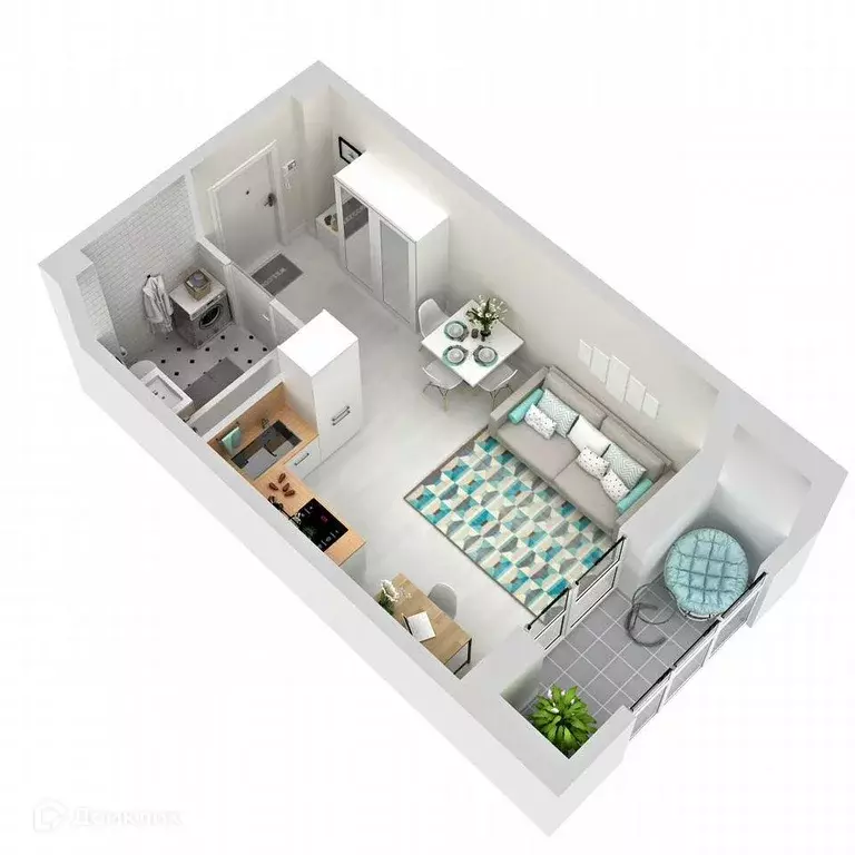Продаётся квартира-студия, 26.7 м - Фото 1