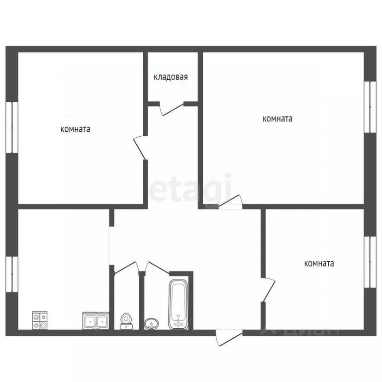 Комната Ямало-Ненецкий АО, Муравленко ул. Дружбы Народов, 94 (25.0 м) - Фото 1