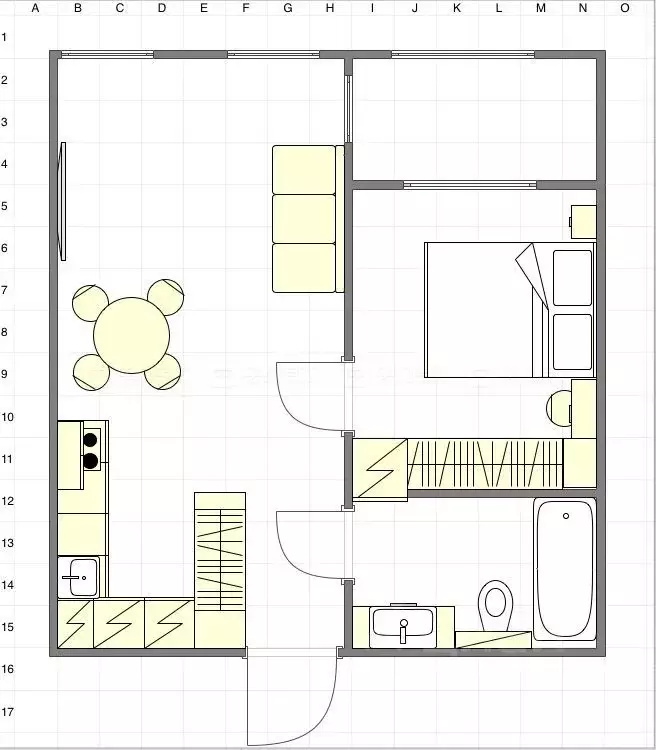 1-к кв. Татарстан, Казань ул. Алексея Козина, 8 (40.0 м) - Фото 2