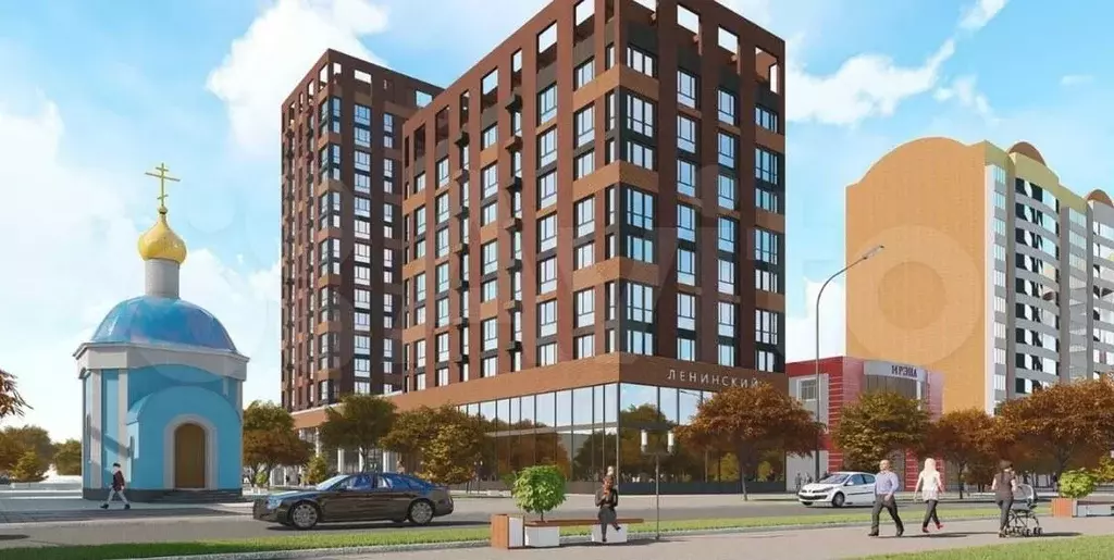 2-к. квартира, 56,4 м, 4/17 эт. - Фото 1