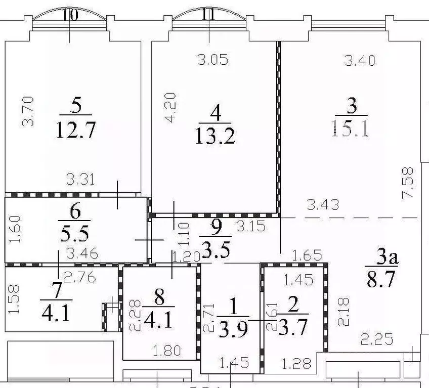 3-к кв. Москва ул. Академика Королева, 21 (74.5 м) - Фото 2