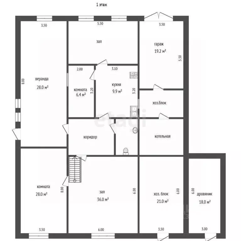 Дом в Вологодская область, Устюженский район, д. Самойлово  (34 м) - Фото 2