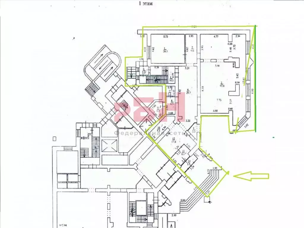 Офис в Тюменская область, Тюмень Мельничная ул., 83к3 (240 м) - Фото 1