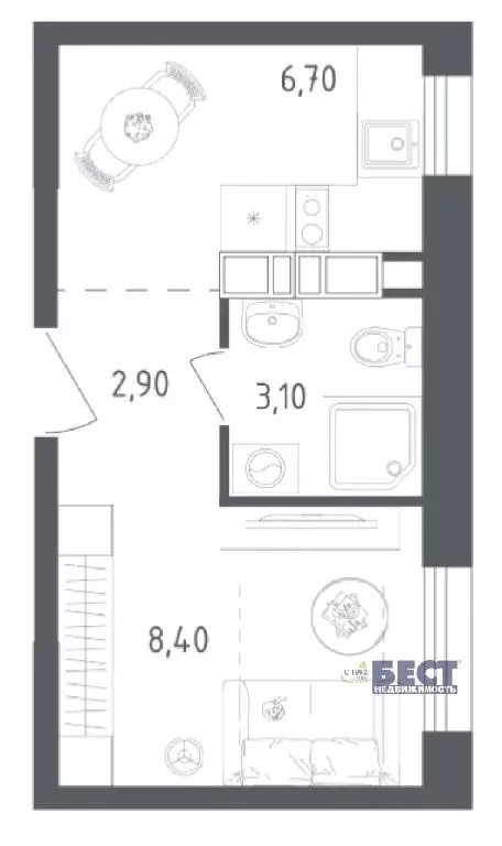 Продается 1-комнатная квартира - Фото 1