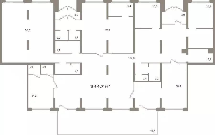 Помещение свободного назначения (344.71 м) - Фото 1