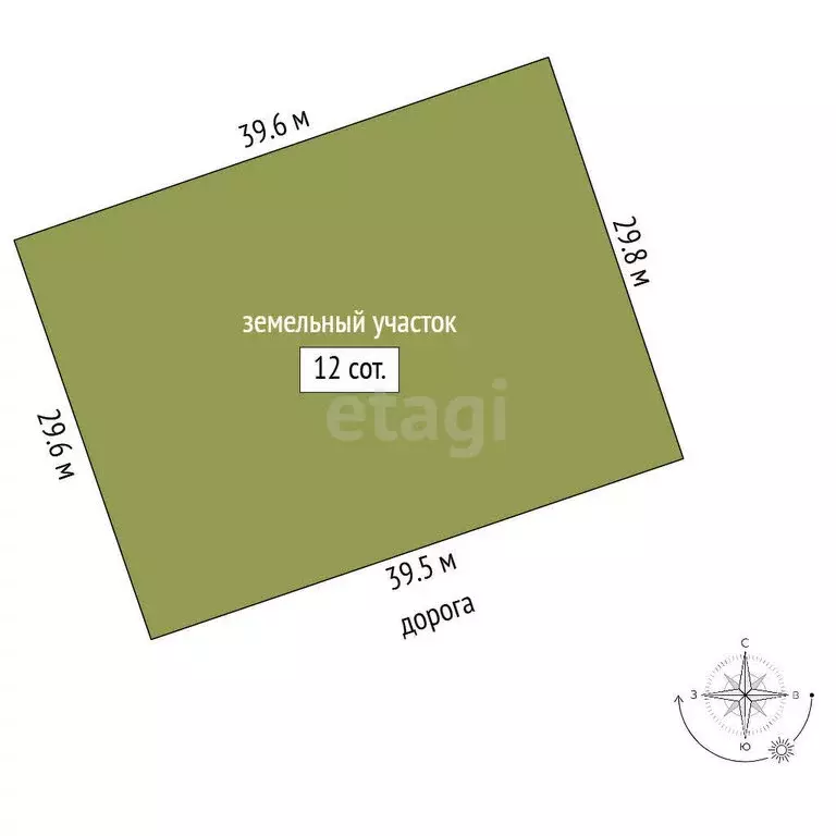 Участок в Елизово, Рябиновая улица (12 м) - Фото 0