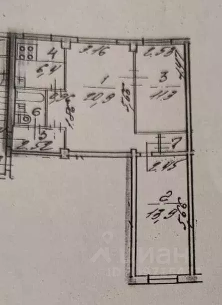 3-к кв. Санкт-Петербург ул. Карпинского, 21 (60.0 м) - Фото 0