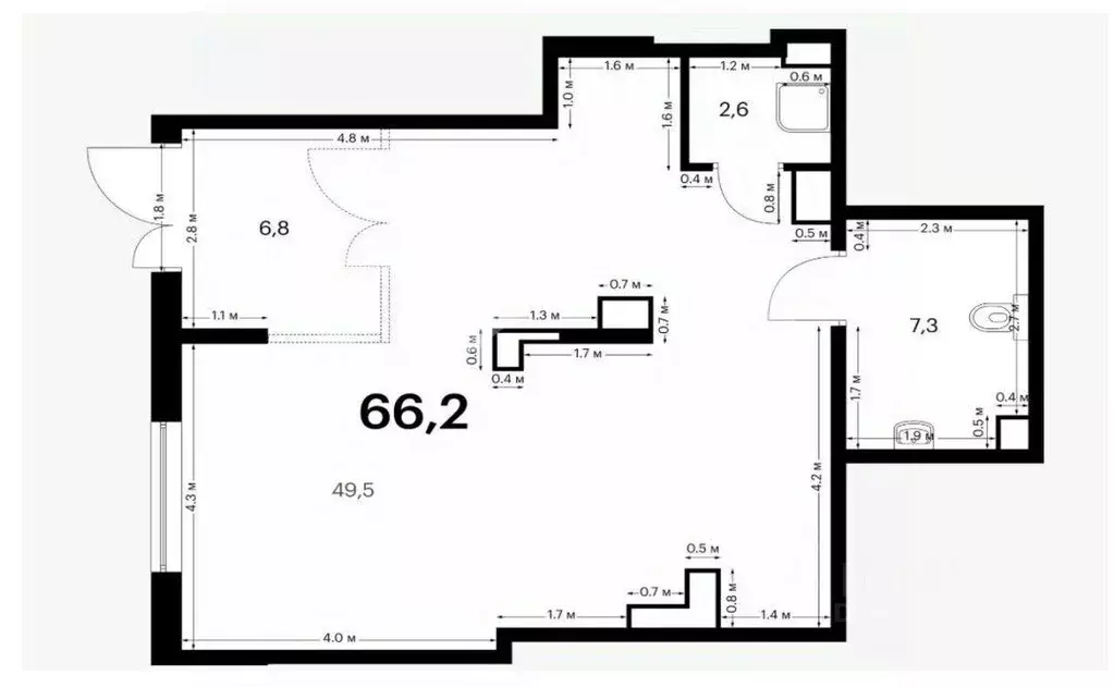 Помещение свободного назначения в Московская область, Красногорск ... - Фото 2