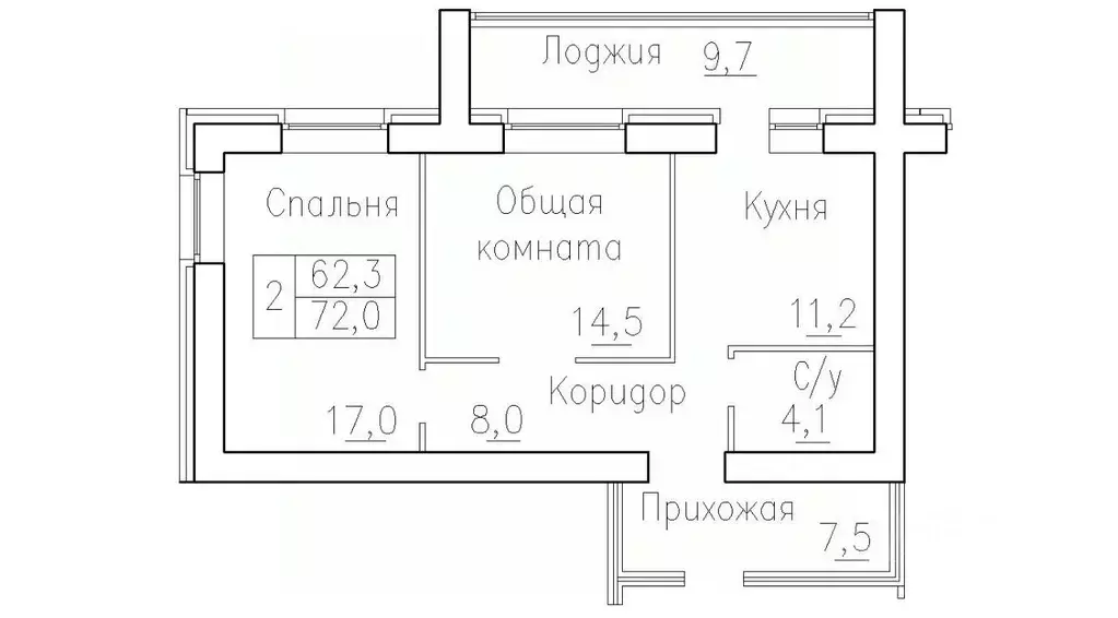 2-к кв. Новосибирская область, Новосибирский район, Краснообск рп, 3-й ... - Фото 0