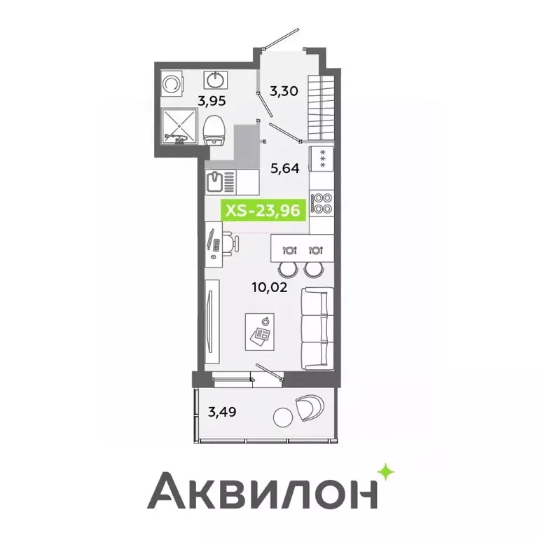 Студия Ленинградская область, Всеволожский район, Заневское городское ... - Фото 0