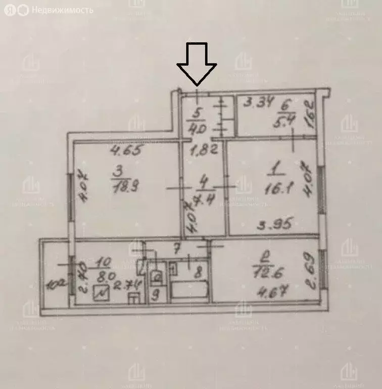 3-комнатная квартира: Москва, Старобитцевская улица, 21к1 (80 м) - Фото 1