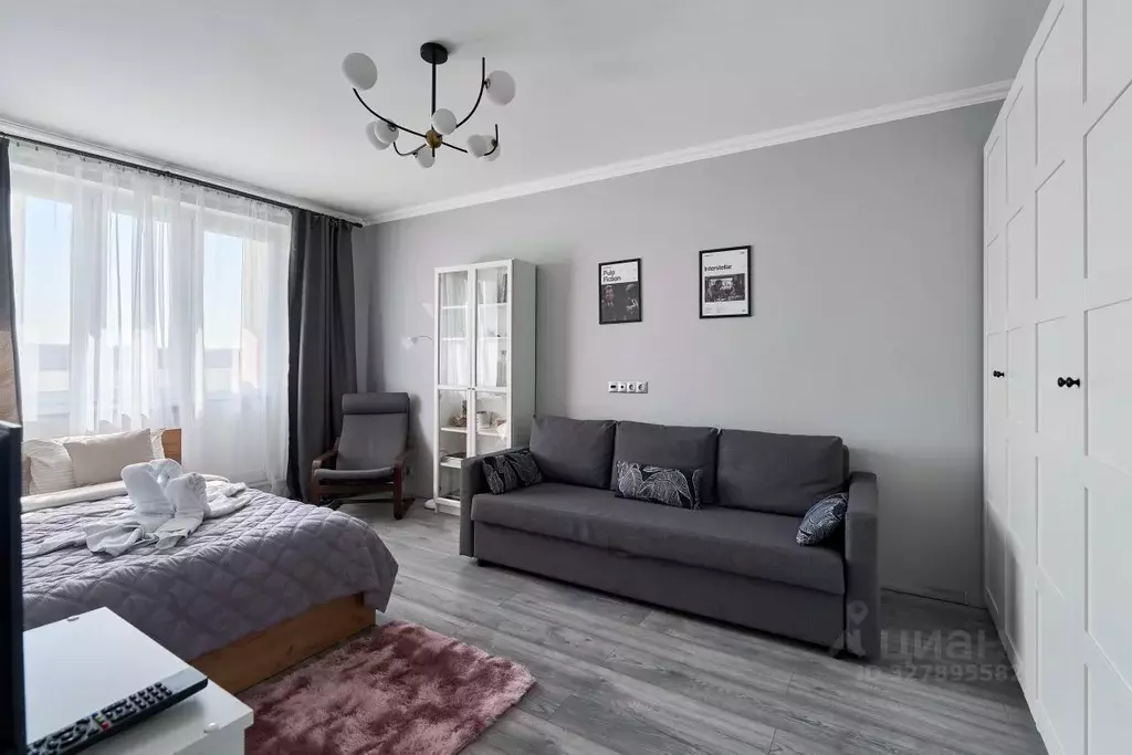 1-к кв. Москва Внуковское поселение, ул. Бориса Пастернака, 29к2 (35.0 ... - Фото 2