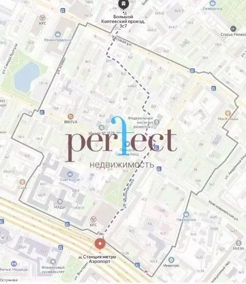 Студия Москва Большой Коптевский проезд, 3С1 (17.0 м) - Фото 1