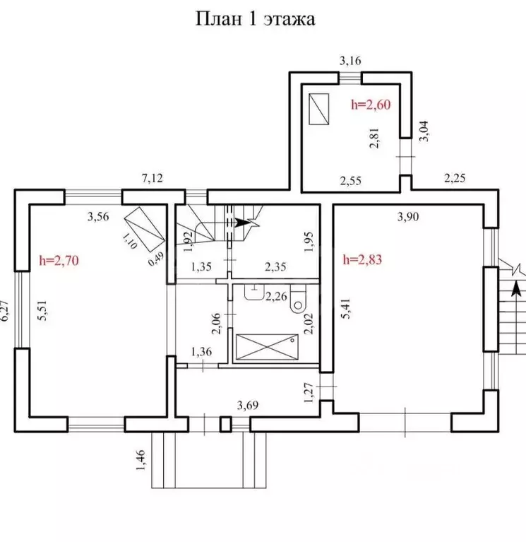 Дом в Забайкальский край, Чита пос. Восточный, ул. Победы, 34 (129 м) - Фото 2