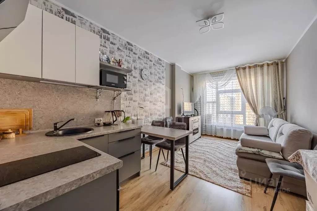 Студия Ленинградская область, Мурино Всеволожский район, ул. Шоссе в ... - Фото 1