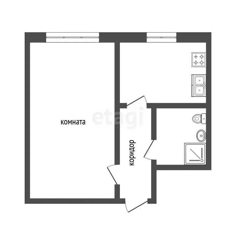 1-комнатная квартира: Петропавловск-Камчатский, проспект Рыбаков, 15 ... - Фото 0