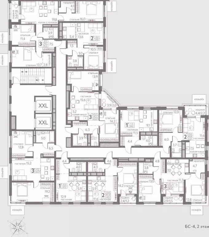 Студия Пермский край, Пермь ул. Серебристая, 3 (27.2 м) - Фото 2