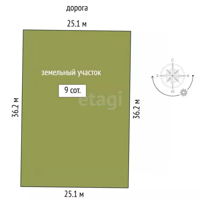 Участок в Тюменская область, Нижнетавдинский муниципальный округ, ... - Фото 2