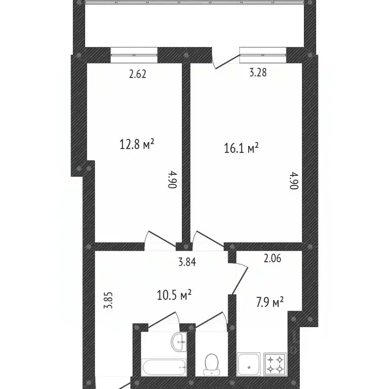 2-к кв. Вологодская область, Вологда Фрязиновская ул., 35 (52.0 м) - Фото 0