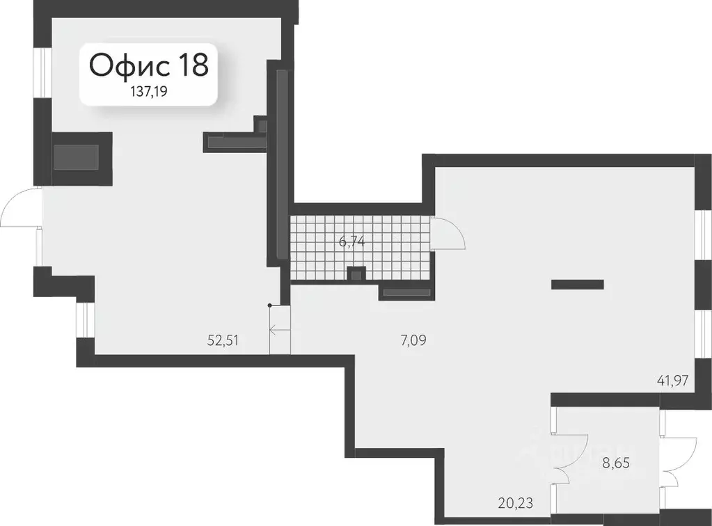 Офис в Свердловская область, Екатеринбург Академический мкр, 13-й ... - Фото 0