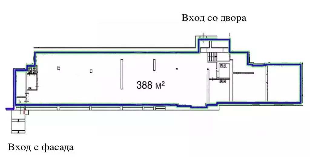 Торговая площадь в Москва ул. Бочкова, 3 (388 м) - Фото 1